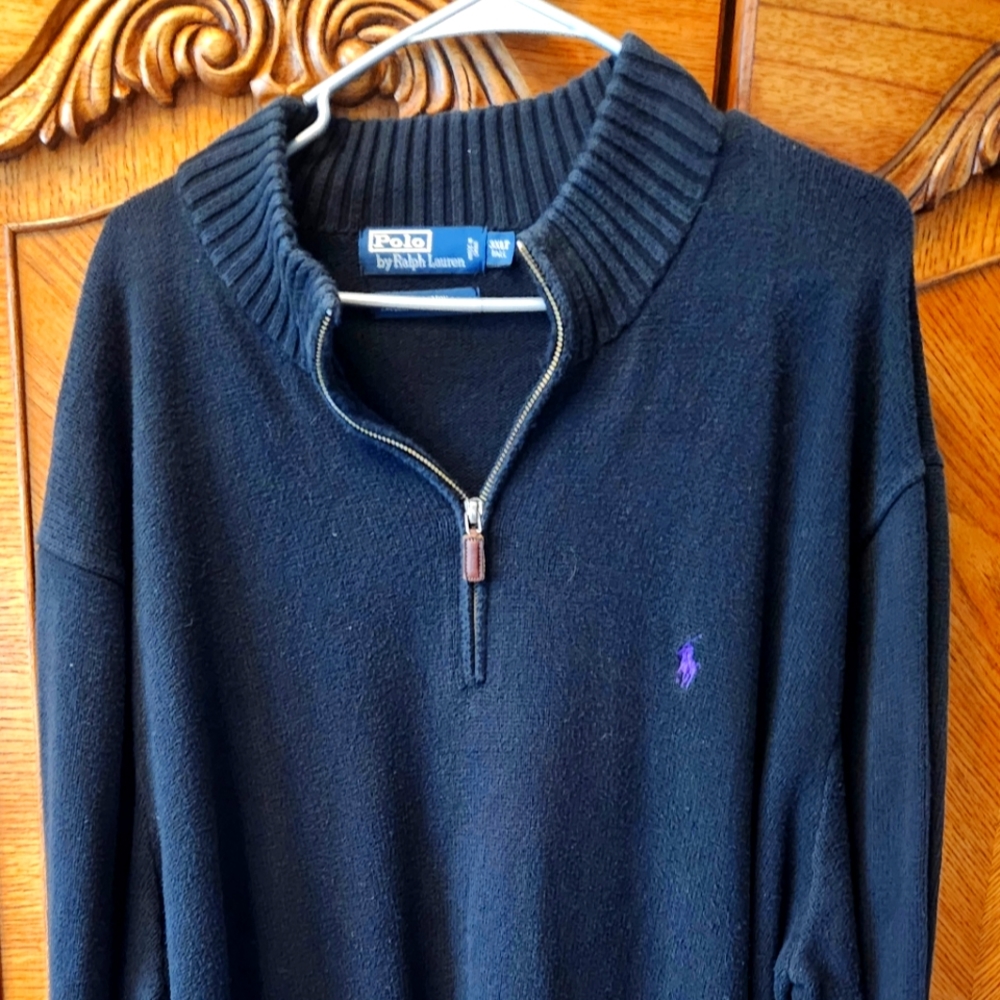 GUC 3XLT Polo Ralph Lauren 1/4 Zip Sweater